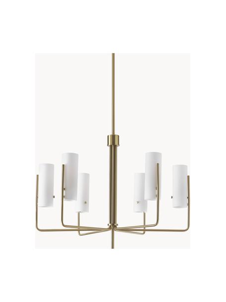 Veľká závesná lampa Vivian, Odtiene zlatej, Ø 65 x V 88 cm