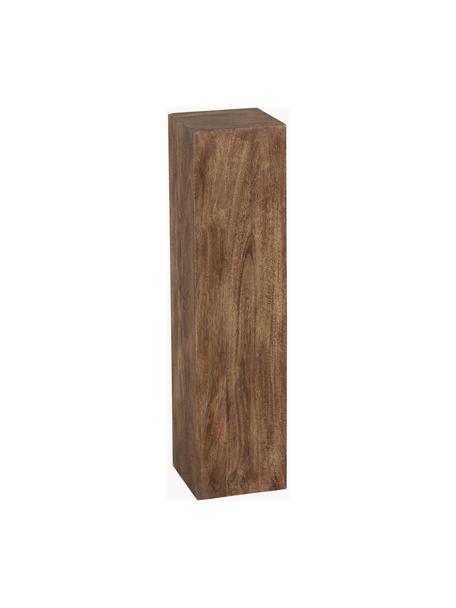 Socle décoratif en bois de manguier Like, Bois de manguier, enduit, Bois de manguier, larg. 20 x haut. 80 cm