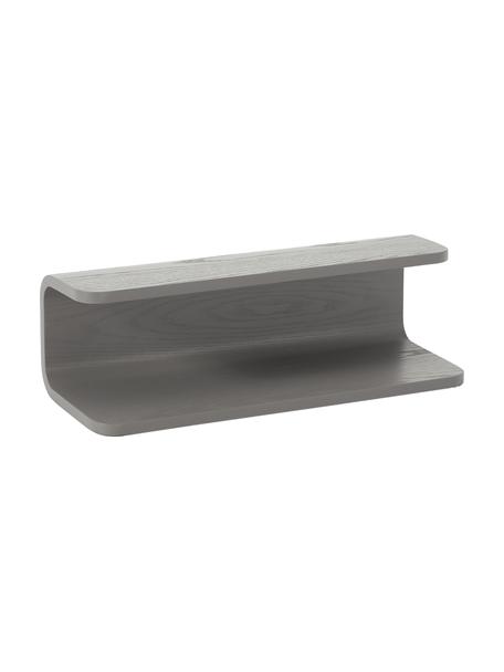 Étagère murale en bois Nuria, Contreplaqué d'eucalyptus avec placage en frêne, certifié FSC, Bois, gris, larg. 51 x haut. 17 cm