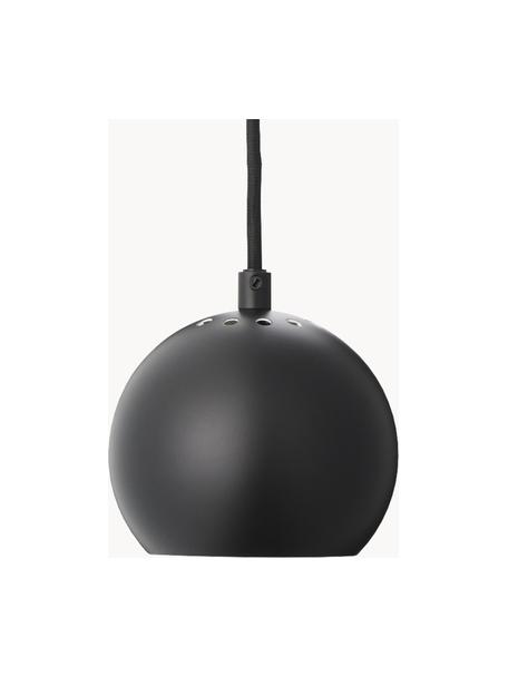 Lampa wisząca Ball, Czarny, matowy, Ø 12 x W 10 cm