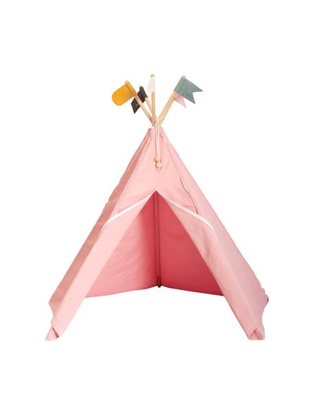 Tipi dla dzieci z bawełny organicznej Hippie, 100% bawełna organiczna, Blady różowy, S 135 x W 135 cm