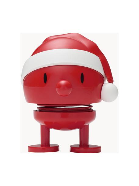 Objet décoratif Santa Bumble, Plastique, métal, Rouge, blanc, Ø 6 x haut. 6 cm