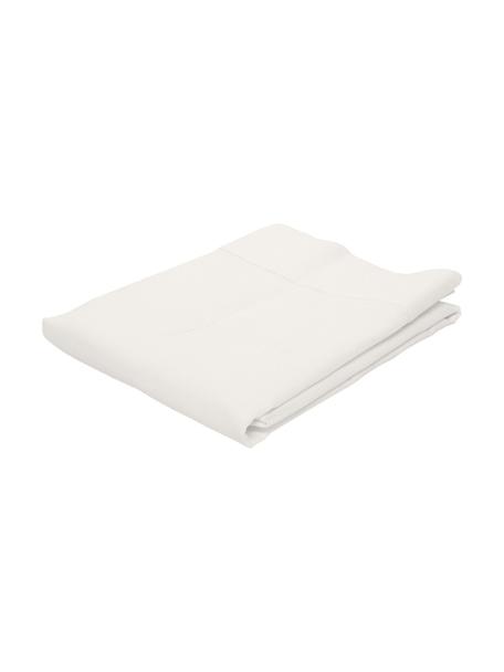 Nappe pur lin avec ourlet Alanta, Blanc crème, Pour 4 à 6 pers. (larg. 130 x long. 170 cm)