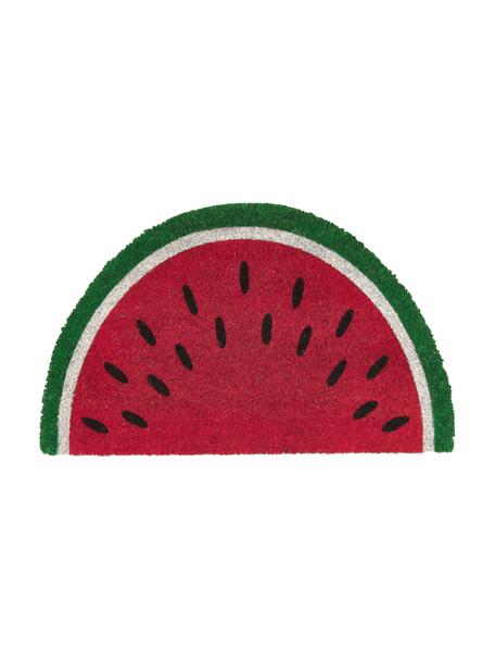 Rohožka Watermelon, Červená, zelená, biela, čierna, Š 43 x D 71 cm