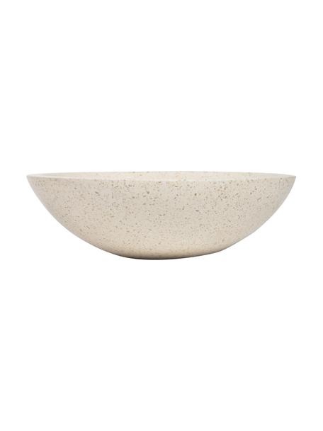 Aufsatzwaschbecken Kuveni aus Terrazzo, Terrazzo, Beige, Terrazzo-Optik, Ø 40 x H 11 cm
