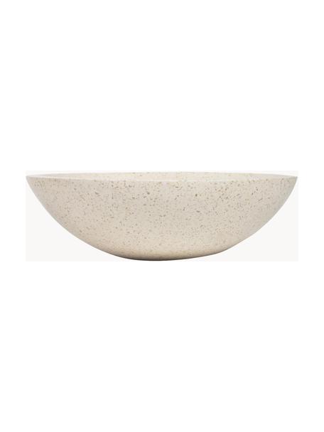 Lavabo da appoggio in terrazzo Kuveni, Terrazzo, Beige Terrazzo, Ø 40 x Alt. 11 cm