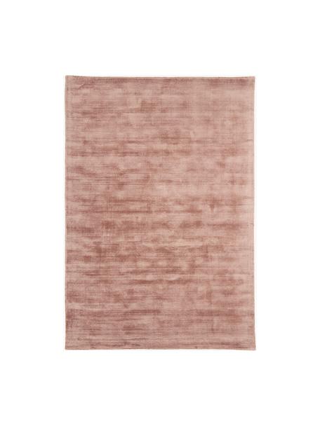 Ručne tkaný koberec z viskózy Jane, Terakotová, Š 80 x D 150 cm (veľkosť XS)