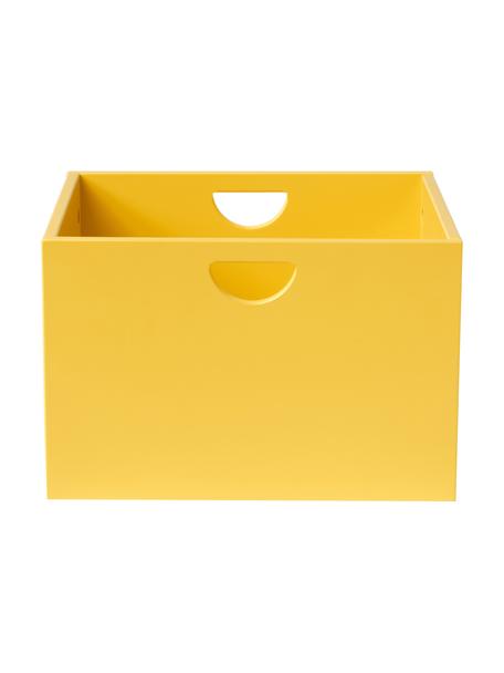 Schubladen Nunila, 2 Stück, Mitteldichte Holzfaserplatte (MDF), lackiert, Gelb, B 36 x H 25 cm