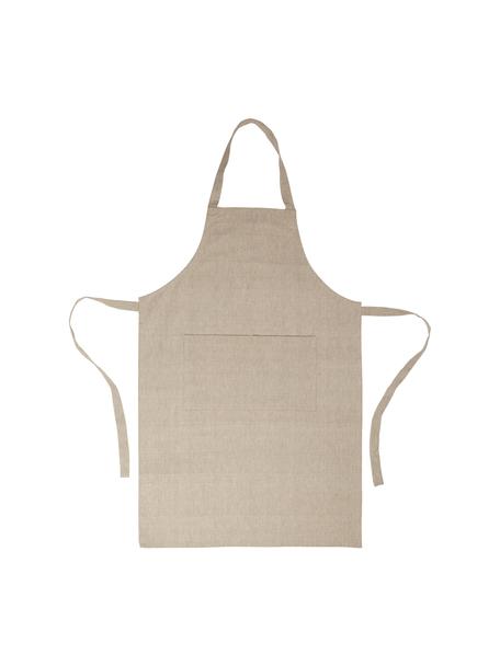 Schort Cappuccino, Biokatoen, Beige, B 60 x L 90 cm