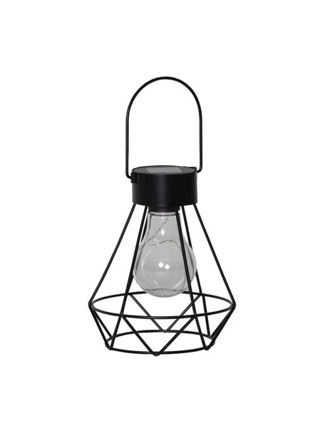 Outdoor solar lamp Eddy om op te hangen of te zetten, Lampenkap: kunststof, Zwart, B 13 cm x H 16 cm