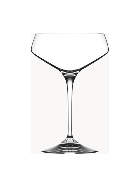 Filigrane Kristall-Champagnerschalen Aria, 6 Stück, Kristallglas, Transparent, Ø 11 x H 17 cm, 330 ml