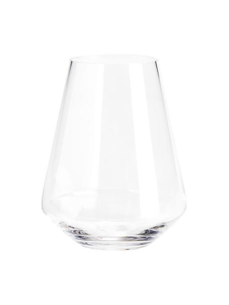 Mondgeblazen vaas Joyce, Glas, Transparant, Ø 17 x H 21 cm