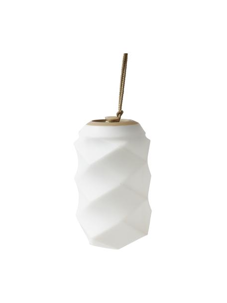 Mobilna lampa wisząca LED z funkcją przyciemniania Bita, Biały, beżowy, Ø 18 x W 30 cm