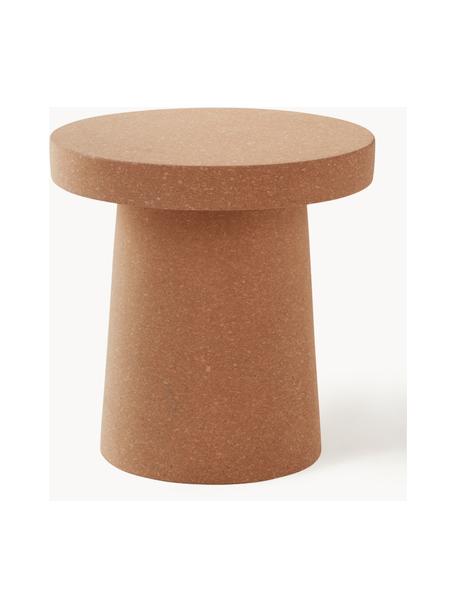 Kulatý odkládací stolek Iverness, Korek, Světle hnědá, Ø 35 cm, V 36 cm