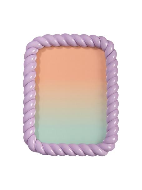 Marco pequeño Braid, Poliresina, Lila, An 17 x Al 22 cm