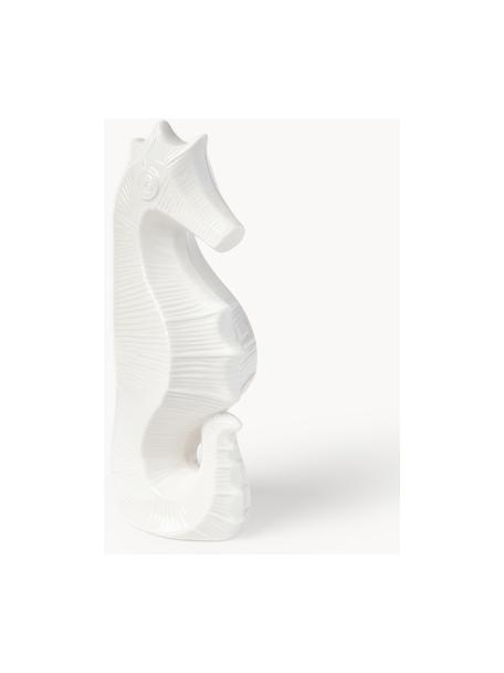 Porcelánová dekorace Favignana, Porcelán, Tlumeně bílá, Š 13 cm, V 27 cm