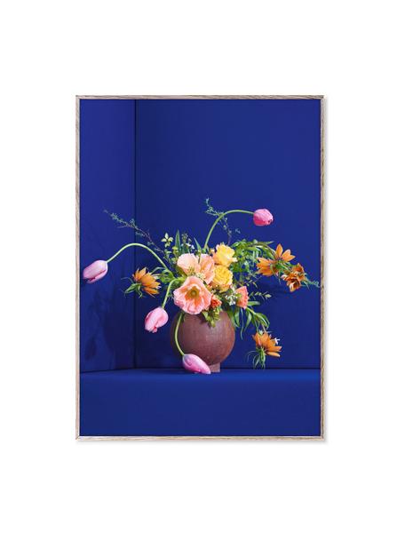 Poster Blomst 01, 230 g mattes veredeltes Papier, Digitaldruck mit 12 Farben.

Dieses Produkt wird aus nachhaltig gewonnenem, FSC®-zertifiziertem Holz gefertigt, Bunt, Royalblau, B 30 x H 40 cm