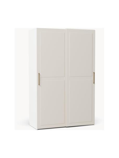 Modulaire schuifdeurkast Charlotte, 150 cm breed, diverse varianten, Beige, Klassiek interieur, B 150 x H 236 cm