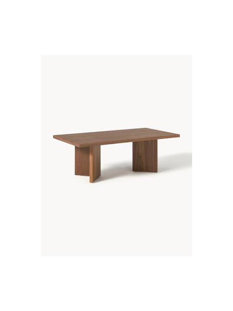Dřevěný konferenční stolek Toni, Dřevovláknitá deska střední hustoty (MDF) s lakovaná dýha z ořechového dřeva

Tento produkt je vyroben z udržitelných zdrojů dřeva s certifikací FSC®., Dubové dřevo, tmavě hnědě lakované, Š 100 cm, H 55 cm