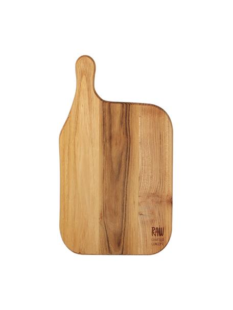 Prkénko z teakového dřeva Raw, Teakové dřevo, Teakové dřevo, D 32 cm, Š 15 cm