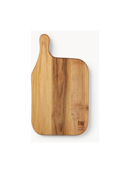 Tabla de cortar de madera de teca Raw, Madera de teca, Madera de teca, L 32 x An 15 cm