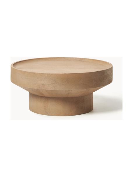 Runder Couchtisch Benno aus Mangoholz, Massives Mangoholz, mitteldichte Holzfaserplatte (MDF), lackiert

Dieses Produkt wird aus nachhaltig gewonnenem, FSC®-zertifiziertem Holz gefertigt., Mangoholz, hell lackiert, Ø 80 cm