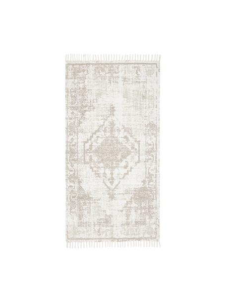 Tapis fin en coton tissé main Jasmine, 100 % coton

Le matériau est certifié STANDARD 100 OEKO-TEX®, 21.HIN.90042, HOHENSTEIN HTTI, Beige, larg. 70 x long. 140 cm (taille XS)