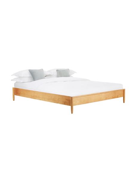 Houten bed Windsor van massief grenenhout zonder hoofdeinde, Massief grenenhout, FSC-gecertificeerd, Grenenhout, licht, B 180 x L 200 cm