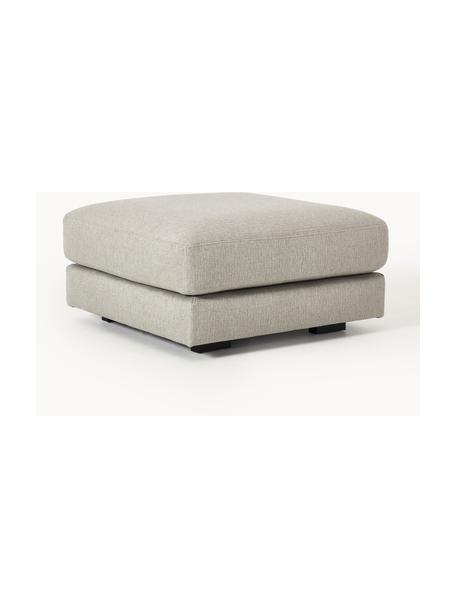 Pouf Tribeca, Tissu gris clair, larg. 80 x prof. 80 cm