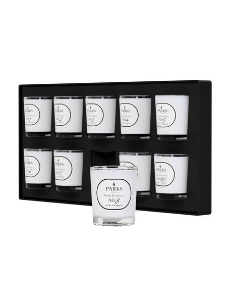Komplet świec zapachowych Parks Exclusive, 10 elem, Pudełko: biały, czarny, Ø 5 x W 5 cm