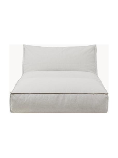Zewnętrzne łóżko dzienne Stay, Tapicerka: 100% poliester odporny na, Jasnoszara tkanina, S 116 x G 190 cm