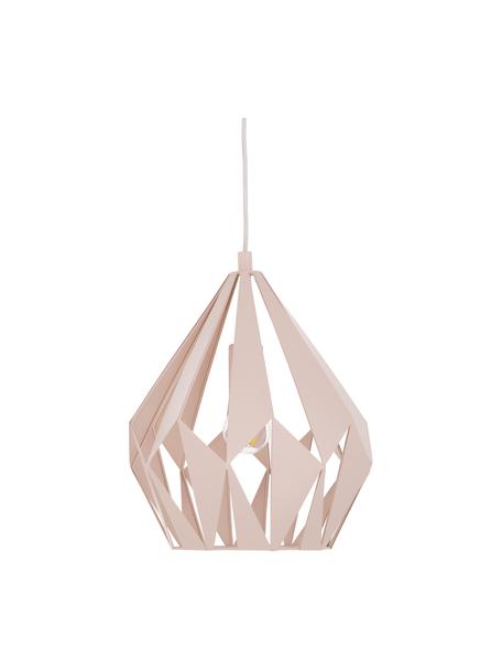 Lampa wisząca w stylu scandi Carlton, Odcienie morelowego, Ø 31 x W 40 cm