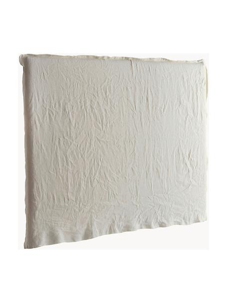 Tête de lit en lin Palma, Lin beige clair, larg. 160 x haut. 122 cm