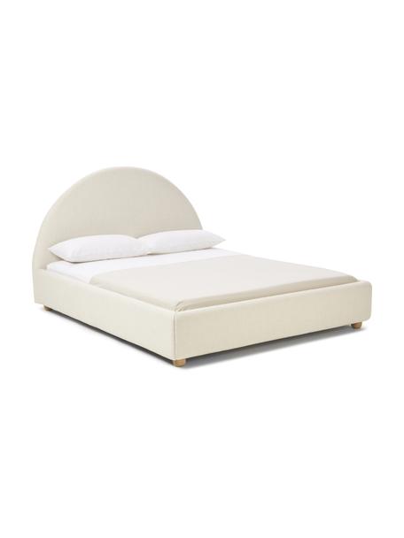 Polsterbett Ebba, Bezug: 100 % Polypropylen Der ho, Korpus: Massives Kiefernholz und , Webstoff Beige, B 160 x L 200 cm