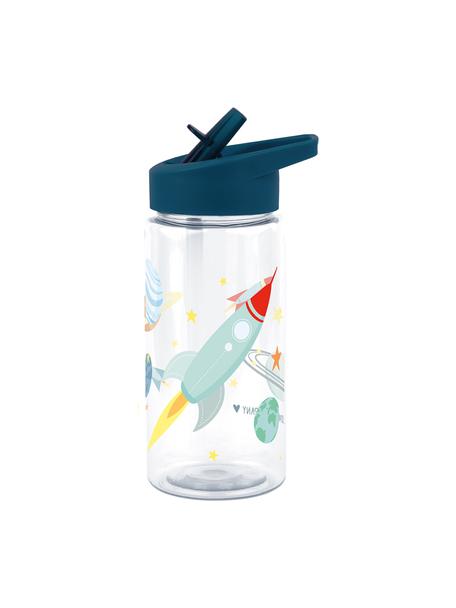 Gourde Space, Plastique, Bleu foncé, multicolore, 450 ml