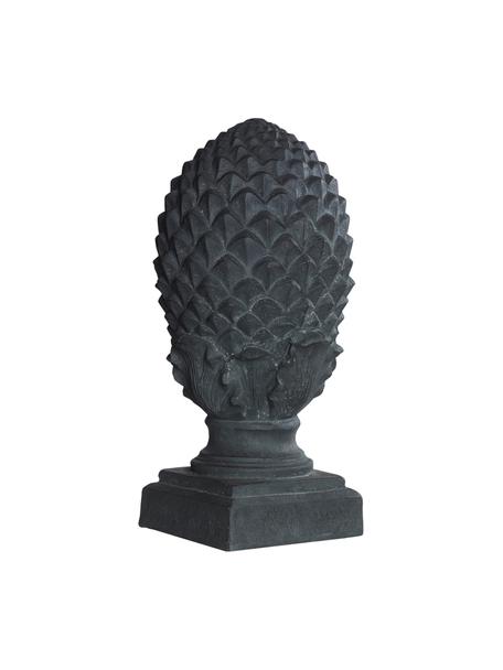 Oggetto decorativo Karola, Materiale sintetico, fibra di vetro, Grigio scuro, Ø 28 x Alt. 58 cm