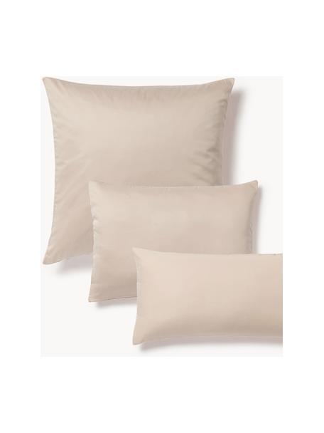 Baumwollsatin-Kopfkissenbezug Comfort, Webart: Satin Fadendichte 250 TC,, Beige, B 50 x L 70 cm