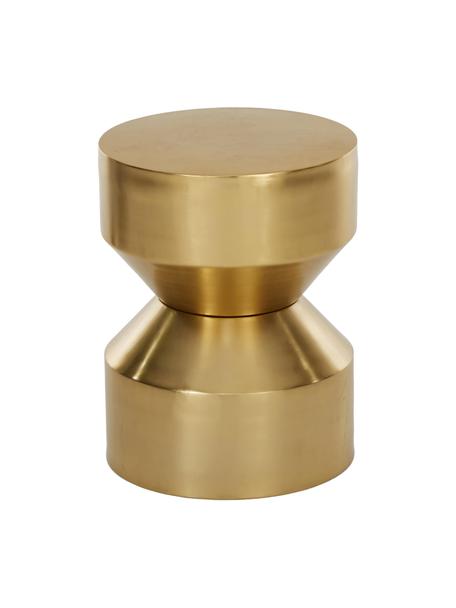 Beistelltisch Juliana, Metall, beschichtet, Goldfarben, Ø 36 x H 45 cm
