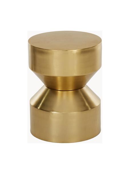 Beistelltisch Juliana, Metall, beschichtet, Goldfarben, Ø 36 x H 45 cm