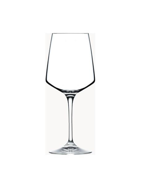 Copas de vino blanco de cristal Aria, 6 uds., Cristal, Transparente, Ø 9 x Al 21 cm, 386 ml