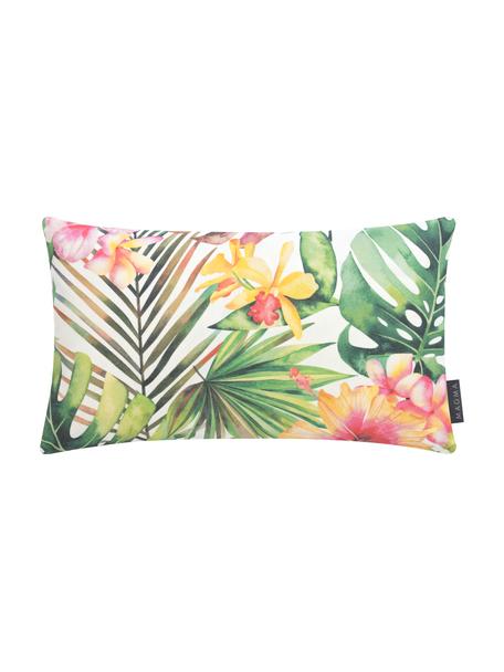 Housse de coussin d'extérieur 30x50 imprimé tropical Kokamo, 100 % Dralon® polyacrylique, Multicolore, larg. 30 x long. 50 cm