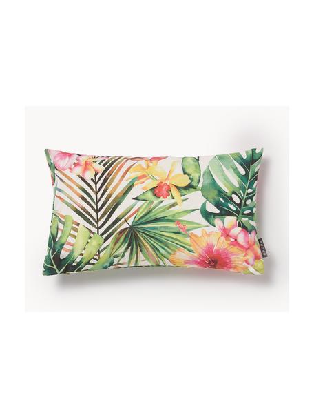 Housse de coussin d'extérieur 30x50 imprimé tropical Kokamo, 100 % Dralon® polyacrylique, Multicolore, larg. 30 x long. 50 cm