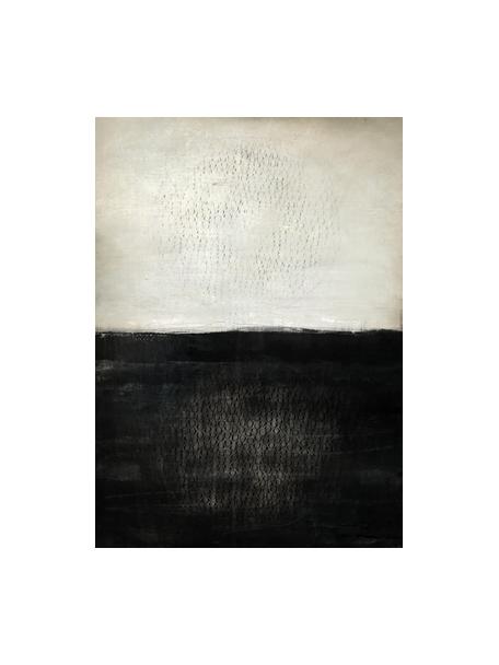 Geschilderd canvas Energie, Afbeelding: digitale print met kleure, Wit, zwart, 100 x 140 cm