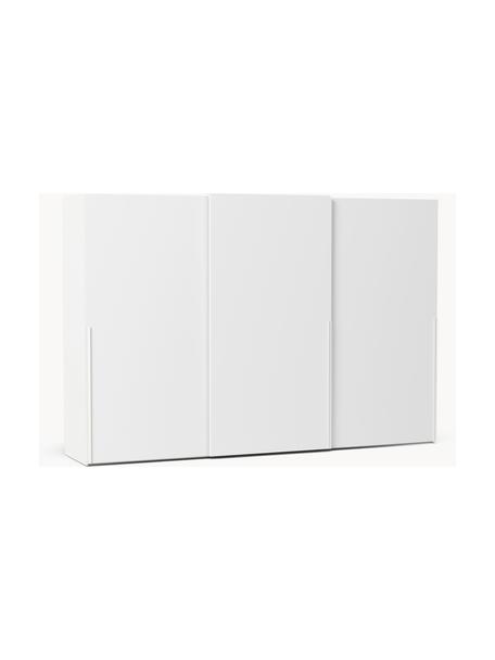 Modulární šatní skříň s posuvnými dveřmi Leon, šířka 300 cm, různé varianty, Bílá, Interiér Basic, Š 300 x V 200 cm