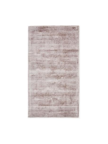 Tapis en viscose tissé main Jane, Lilas, larg. 80 x long. 150 cm (taille XS)