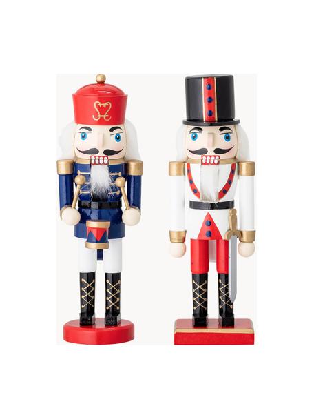 Deko-Figuren Nutcracker, 2 Stück, Kieferholz, beschichtet, Bunt, B 6 x H 21 cm