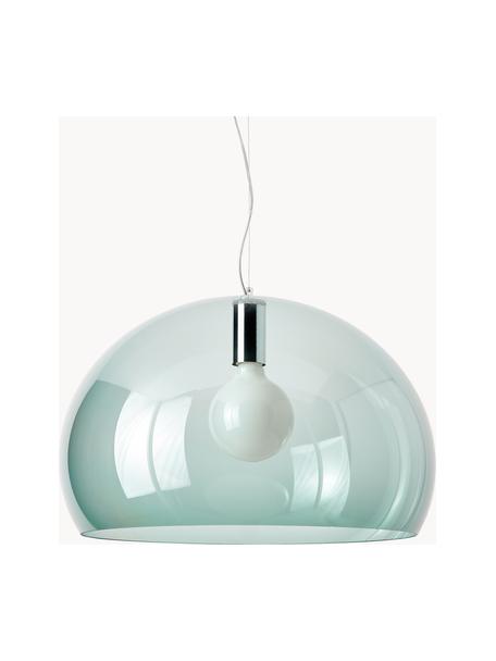 Lámpara de techo FL/Y, Pantalla: plástico, Cable: plástico, Turquesa, Ø 52 x Al 33 cm