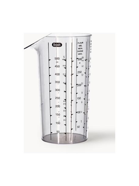 Vaso medidor Transparent, tamaños diferentes, Plástico SAN, Transparente, Ø 8 x Al 16 cm, 500 ml