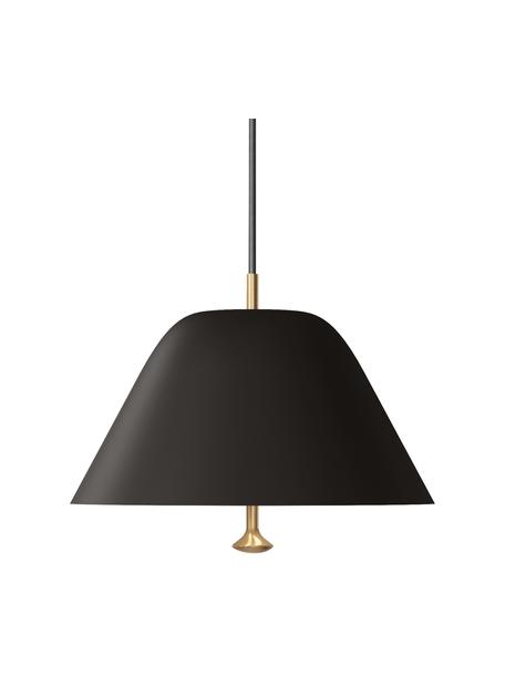 Lámpara de techo Rero, Pantalla: metal recubierto, Cable: plástico, Negro, Ø 28 x Al 22 cm