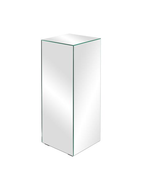 Colonna decorativa con effetto specchio Pop, Pannello di fibra a media densità (MDF), lastra di vetro, Lastra di vetro, Larg. 27 x Alt. 75 cm